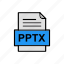 document, file, format, pptx 