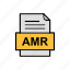 amr, document, file, format 
