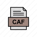 caf, document, file, format