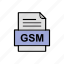 document, file, format, gsm 