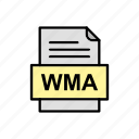 document, file, format, wma