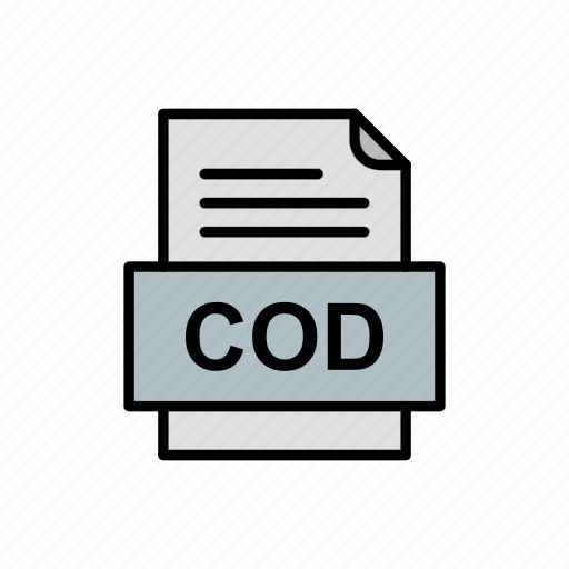 Cod, document, file, format icon - Download on Iconfinder