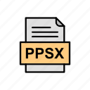document, file, format, ppsx