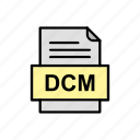dcm, document, file, format