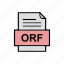 document, file, format, orf 