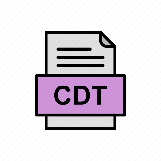 Cdt, document, file, format icon - Download on Iconfinder