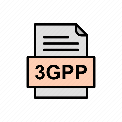 3gpp, document, file, format icon - Download on Iconfinder