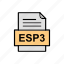 document, esp3, file, format 