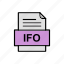 document, file, format, ifo 