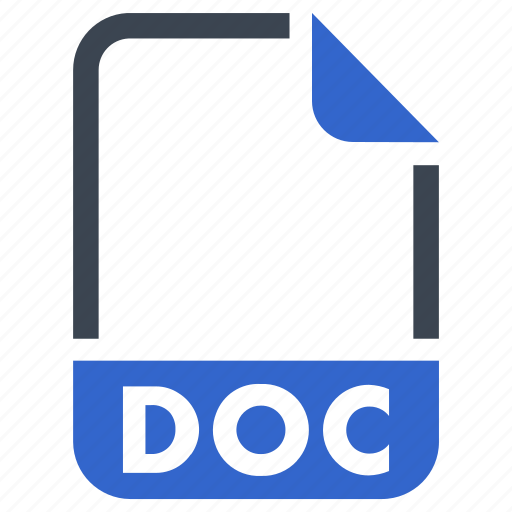 Doc, document, extension, file, format icon - Download on Iconfinder