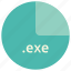 exe, file, format, software, executable, extension 