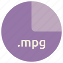 file, format, mpg, multimedia, video, extension