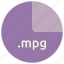 file, format, mpg, multimedia, video, extension 
