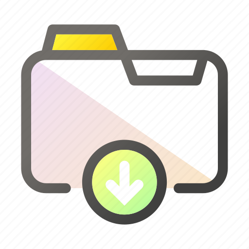 Data, document, download, file management, folder icon - Download on Iconfinder