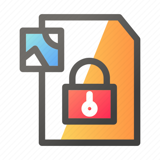 Data, document, file management, image, protection icon - Download on Iconfinder