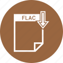 document, extension, file, flac, format, type