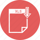 document, extension, file, format, type, xls