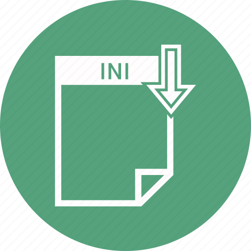 Ini, windows initialization file icon - Download on Iconfinder