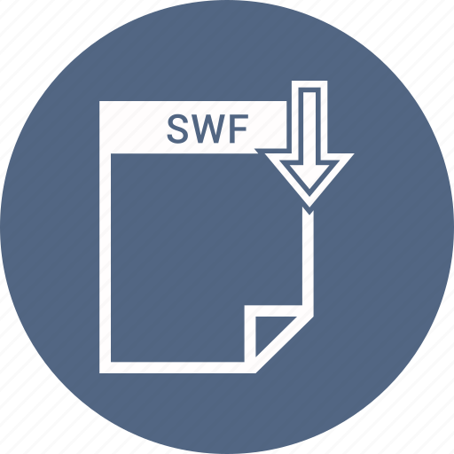 Document, extension, format, paper, swf icon - Download on Iconfinder