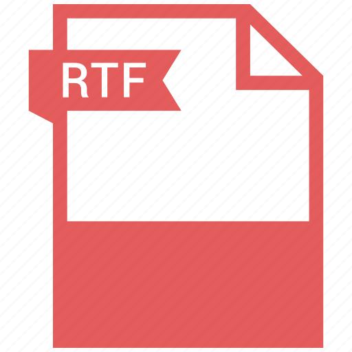 Document, extension, name, rtf icon - Download on Iconfinder
