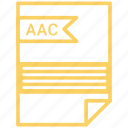 aac, document, extension, file