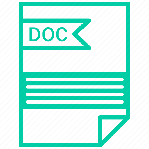 Doc, document, extension, file icon - Download on Iconfinder