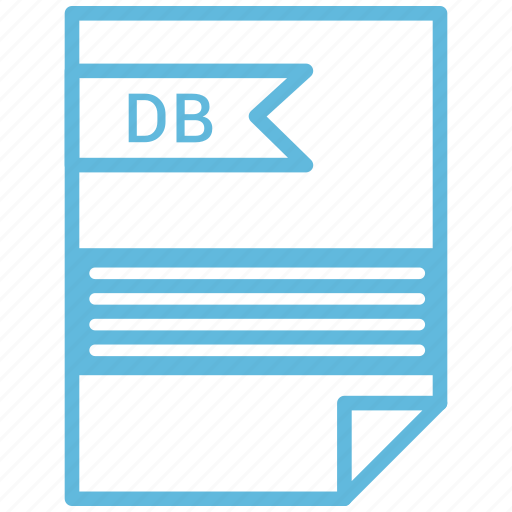 Db, document, extension, file icon - Download on Iconfinder