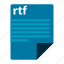 document, file, format, rtf 