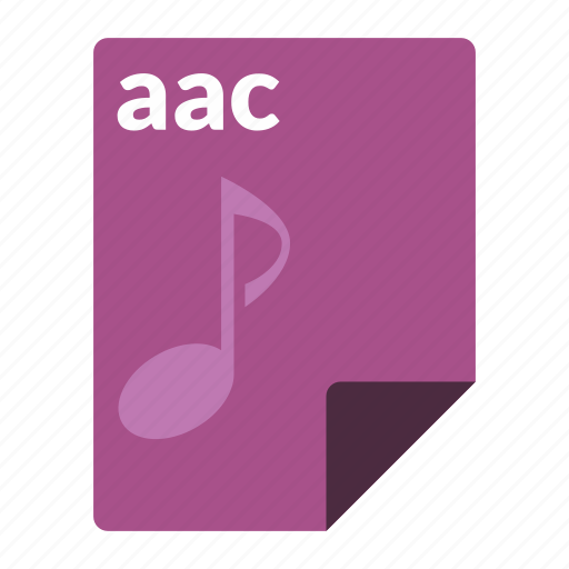 Aac, audio, file, format, media icon - Download on Iconfinder