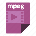 file, format, media, mpeg, video
