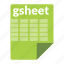 file, format, gsheet, spreadsheet 