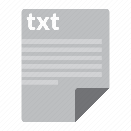 File, format, text, txt icon - Download on Iconfinder