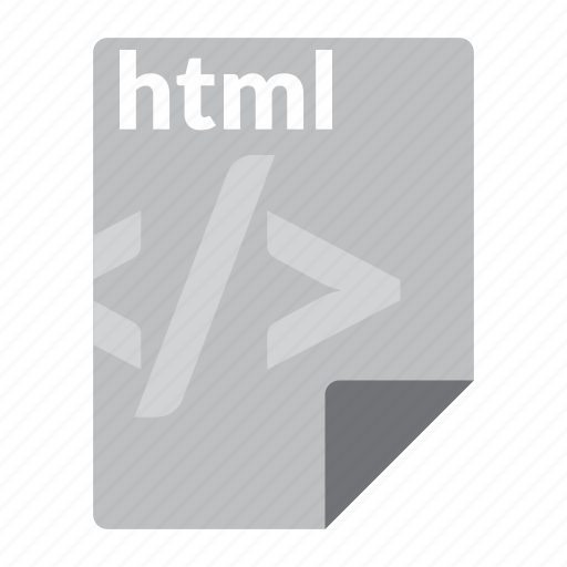 File, format, html, markup, web icon - Download on Iconfinder