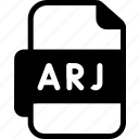 arj, compressed, file