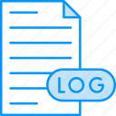 log, file