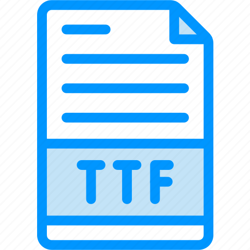 Truetype, font, file icon - Download on Iconfinder