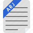 arj, compressed, file