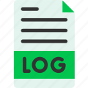 log, file