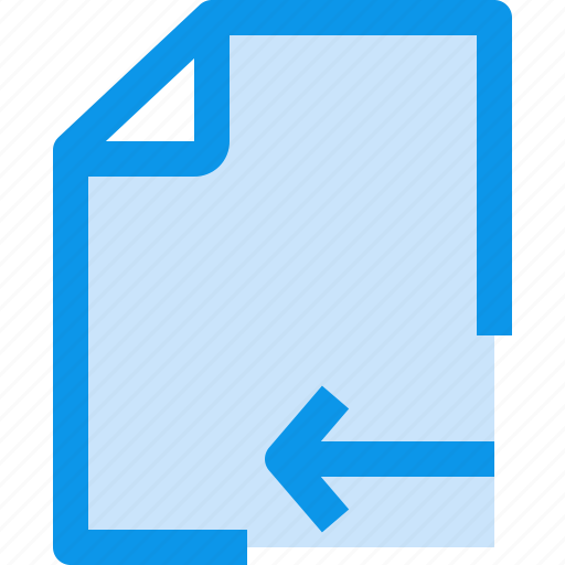 Archive, arrow, business, document, file, left, paper icon - Download on Iconfinder