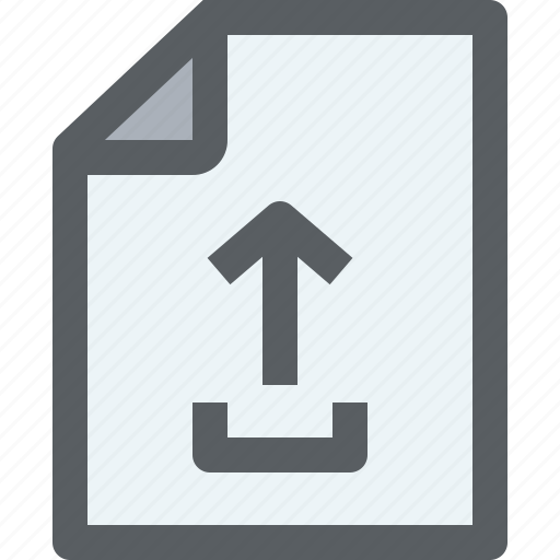 Archive, business, document, file, paper, upload icon - Download on Iconfinder