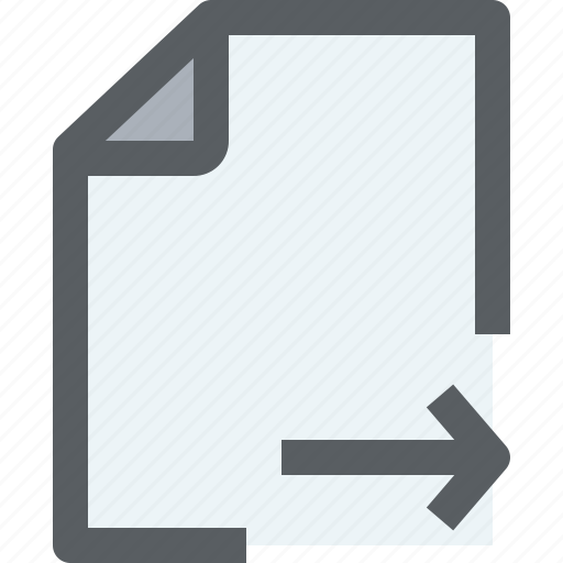Archive, arrow, business, document, file, paper, right icon - Download on Iconfinder