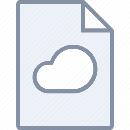 Cloud, data, document, file, internet, storage, sync icon - Download on Iconfinder