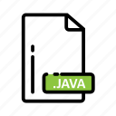 document, extension, file, format, java