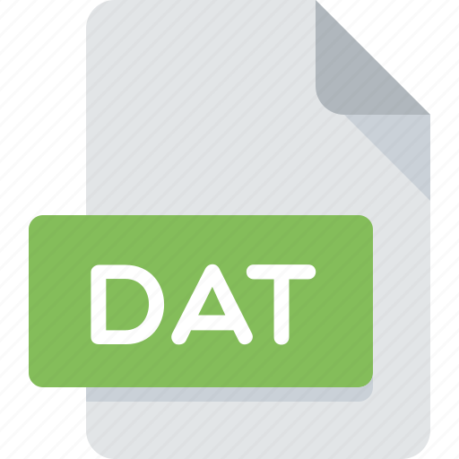 Dat, document, extension, file, type icon - Download on Iconfinder