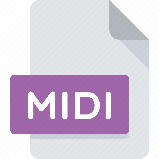 Audio, document, extension, file, media, midi, type icon - Download on Iconfinder