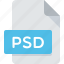 document, extension, file, photoshop, psd, type 