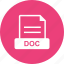 doc, document, file, word 