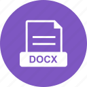 doc, document, docx, file, format