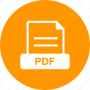 document, format, pdf, portable 