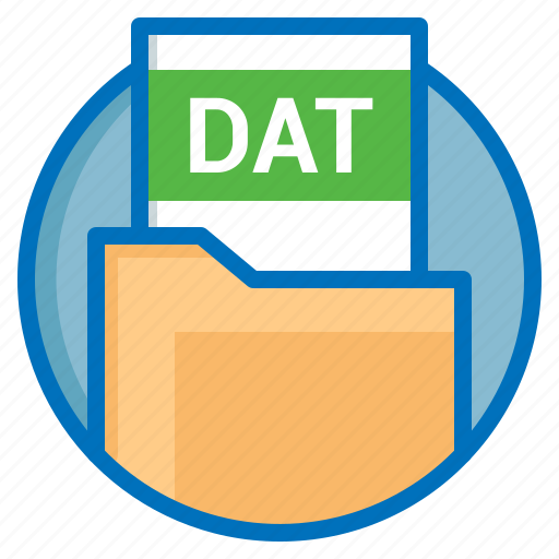 Dat, document, extension, file icon - Download on Iconfinder